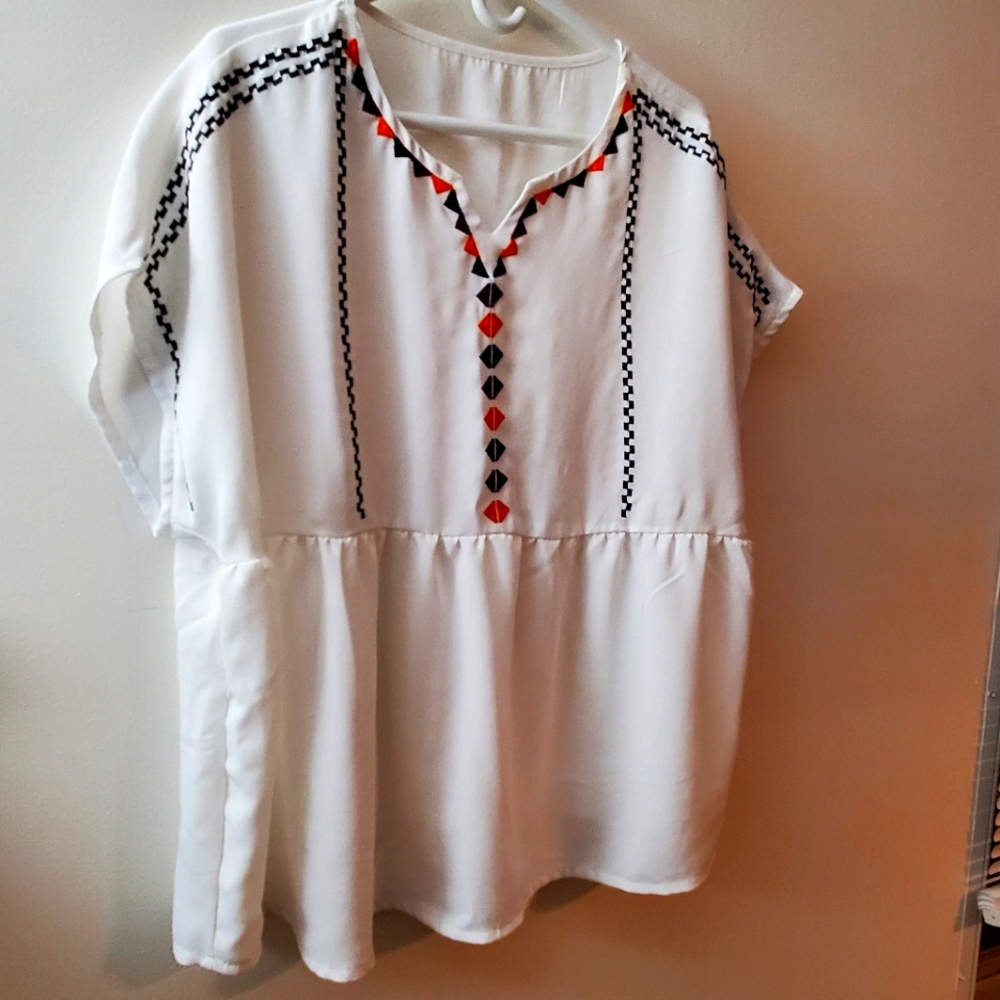 Shein batwing sleeve boohoo shirt